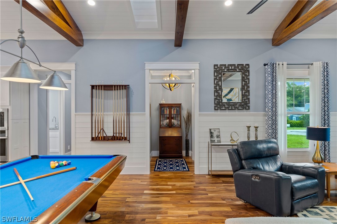 1606 Ardmore Road Fort Myers, FL 33901 - Photo 9 of 33 a living room with furniture and a wooden floor