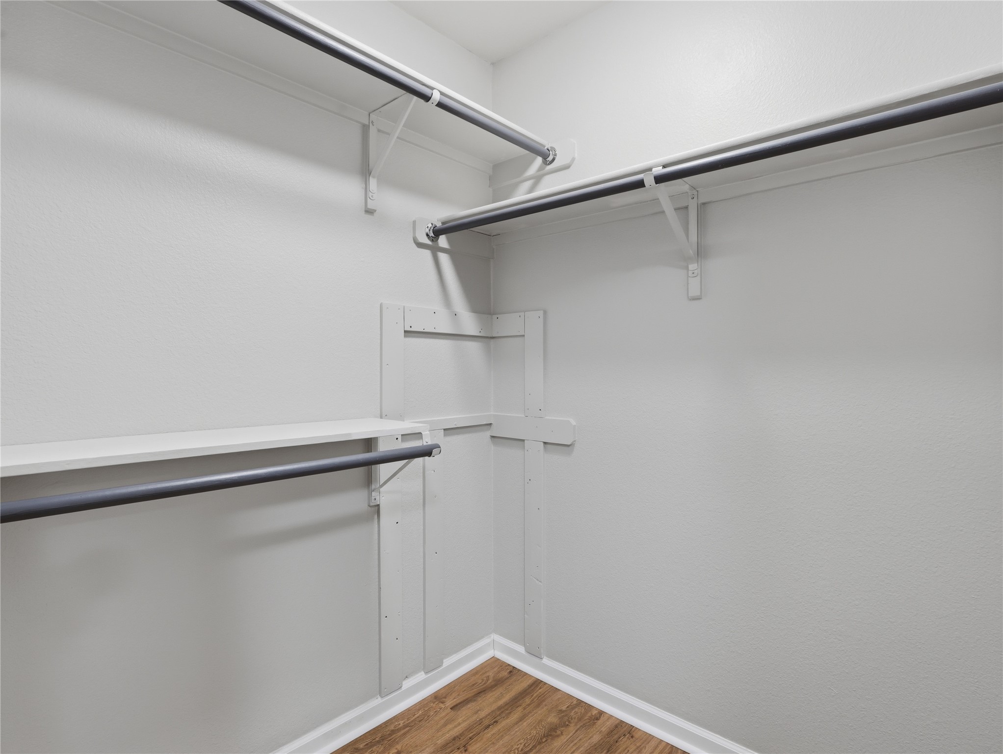 168 Keystone Loop Kyle, TX 78640 - Photo 16 of 23 Walk in closet with dark wood-style floors