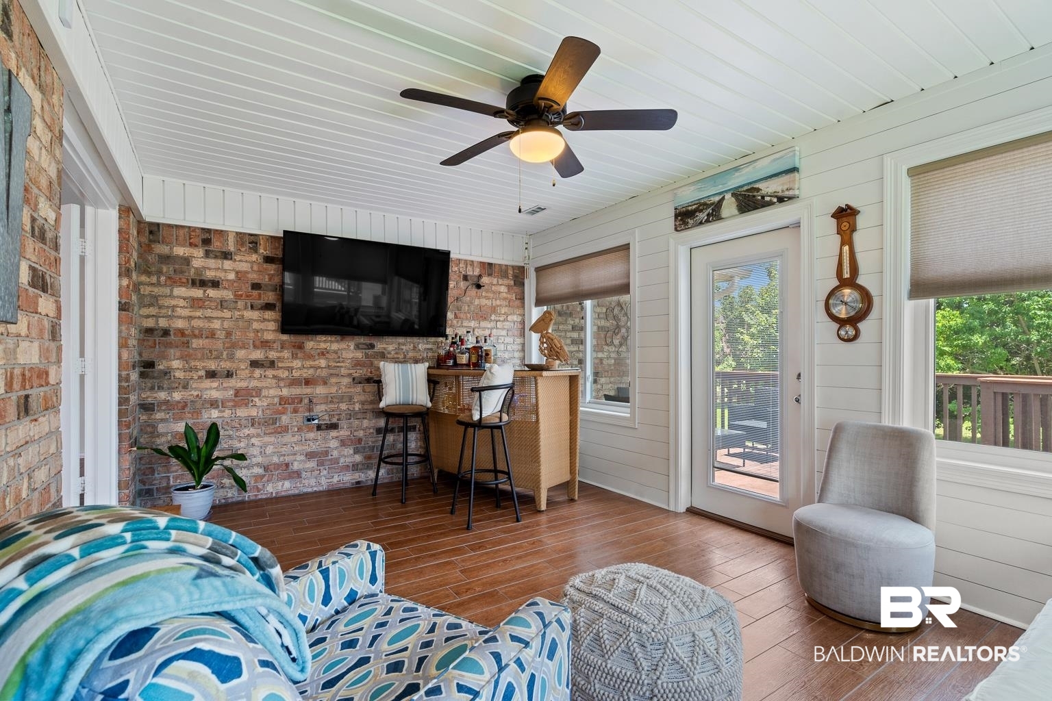 22764 Respite Lane Foley, AL 36535 - Photo 19 of 46 Sunroom / solarium featuring a ceiling fan