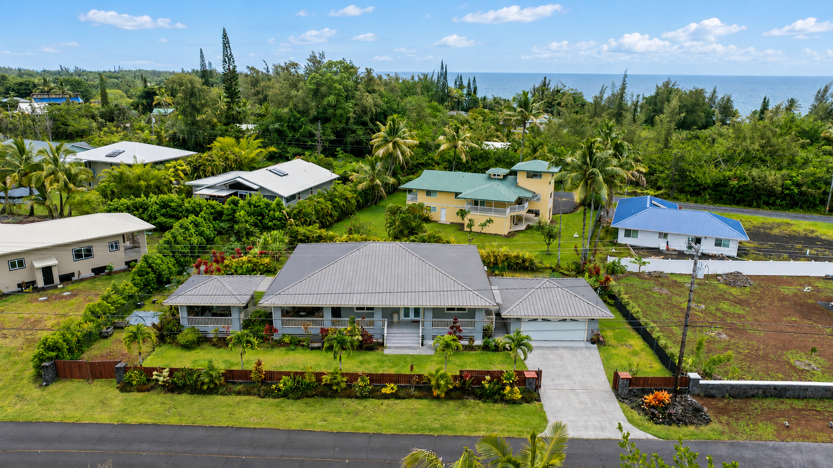 15-1635 Beach Road Keaau, HI 96749 - Photo 2 of 29 an aerial view of a house