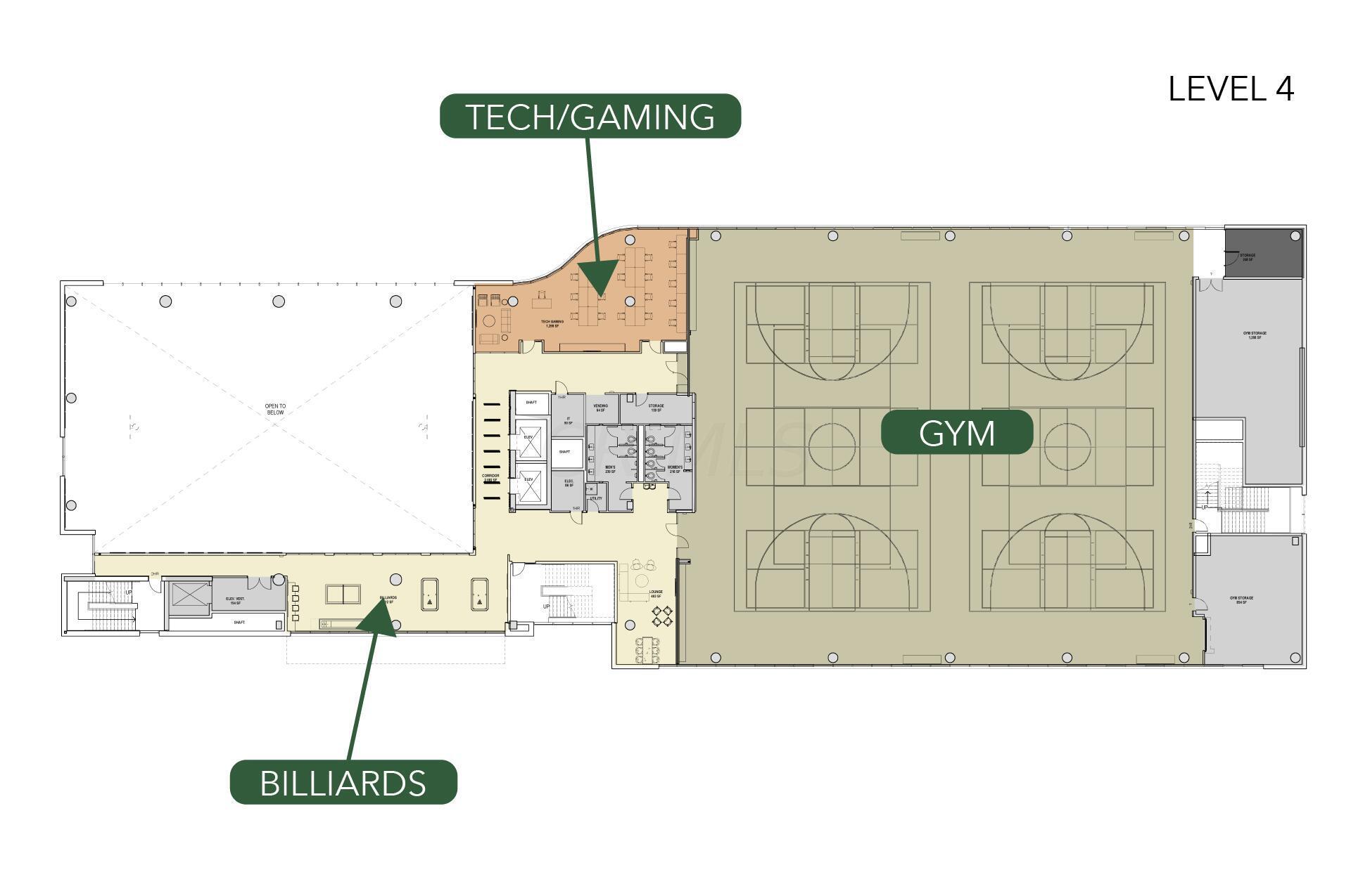 1884 Kentwell Road Columbus, OH 43221 - Photo 47 of 48 UA Community Center Floorplan Level 4
