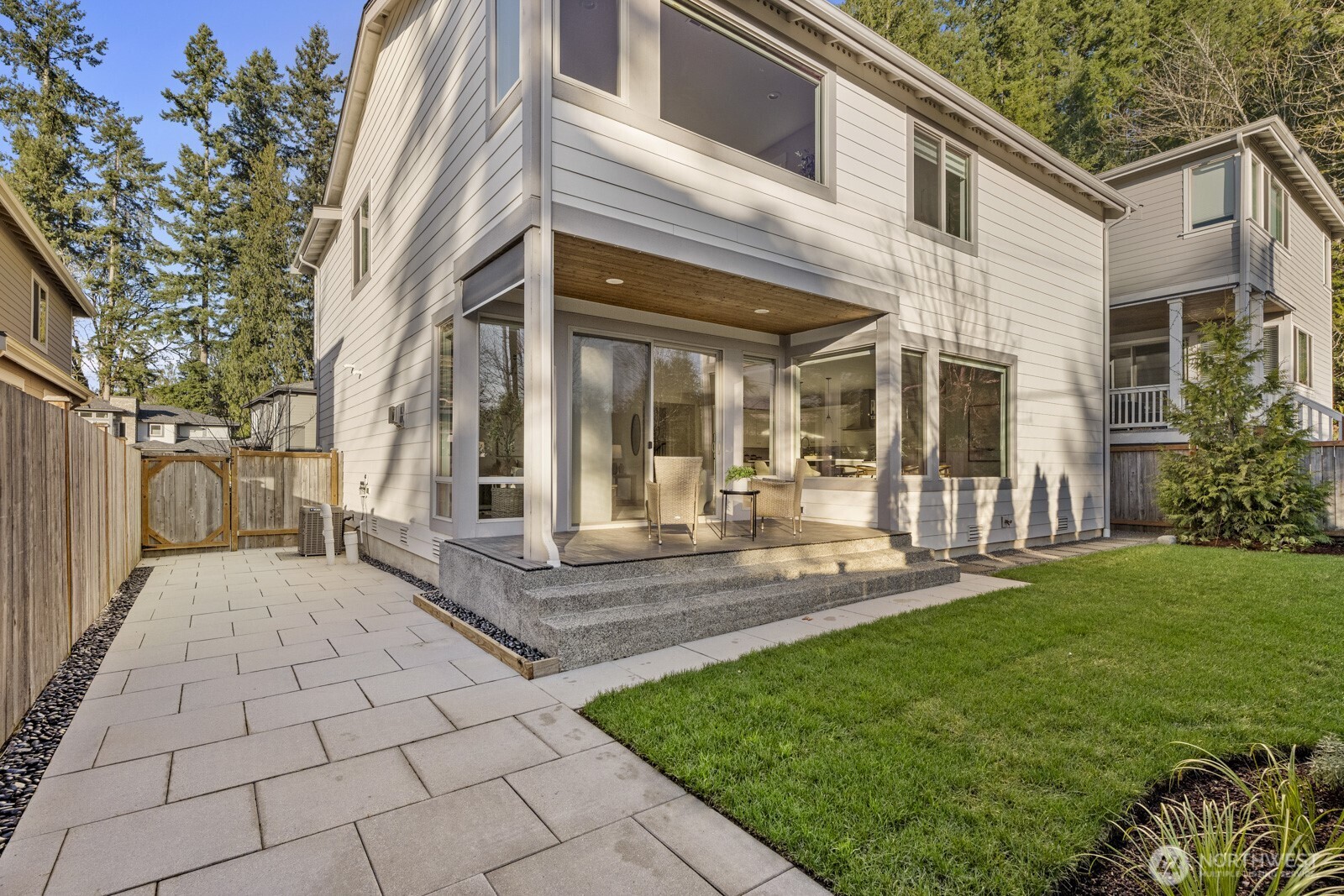4526 327th Place Northeast Carnation, WA 98014 - Photo 31 of 36 a view of a house with backyard and porch