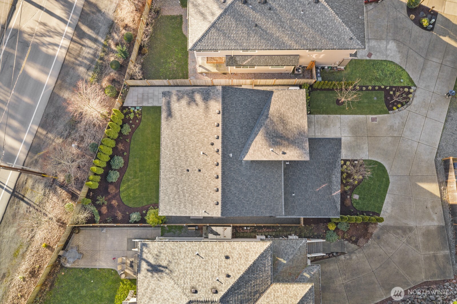 4526 327th Place Northeast Carnation, WA 98014 - Photo 34 of 36 an aerial view of a house with a backyard