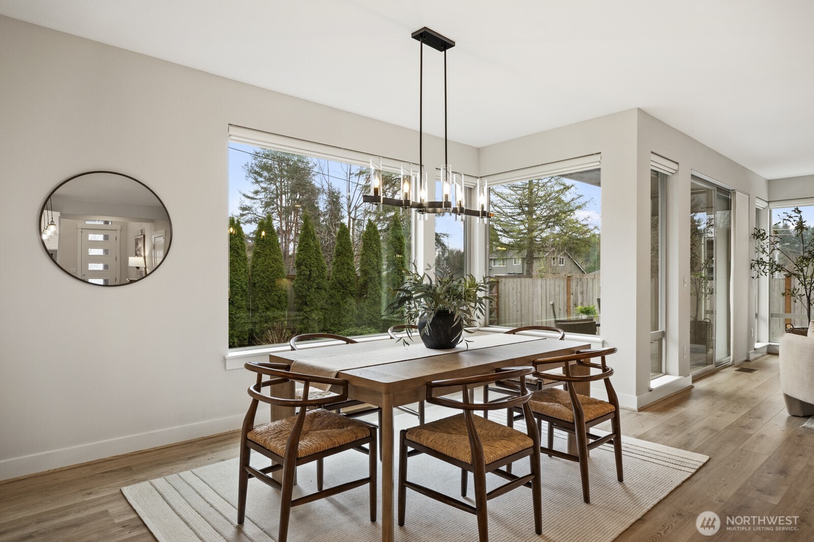 4526 327th Place Northeast Carnation, WA 98014 - Photo 9 of 36 a view of a dining room with furniture window and outside view