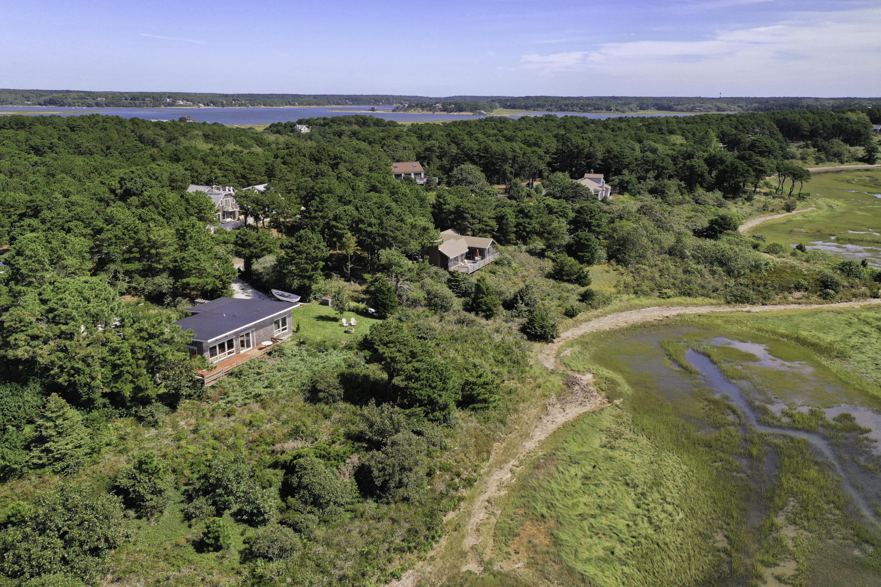 60 5th Avenue Wellfleet, MA 02667 - Photo 33 of 42 a view of a city with lush green forest