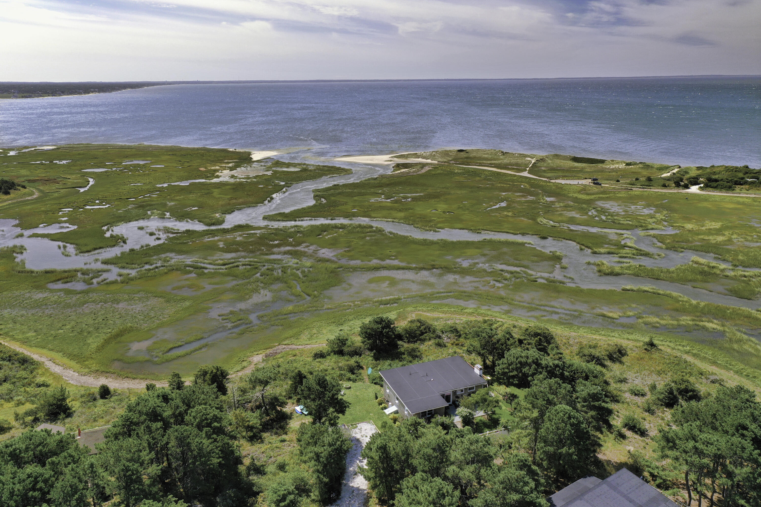 60 5th Avenue Wellfleet, MA 02667 - Photo 40 of 42 a view of an ocean and a car park