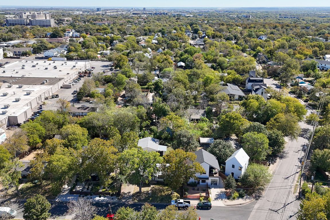 4419 Clawson Road Austin, TX 78704 - Photo 8 of 24 an aerial view of a city with lots of residential buildings