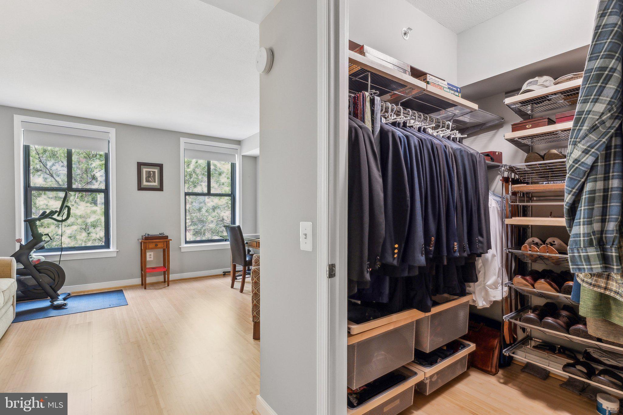 616 E Street Northwest, Unit 213 Washington, DC 20004 - Photo 26 of 80 Oversized Walk-in Closet off Main Bedroom