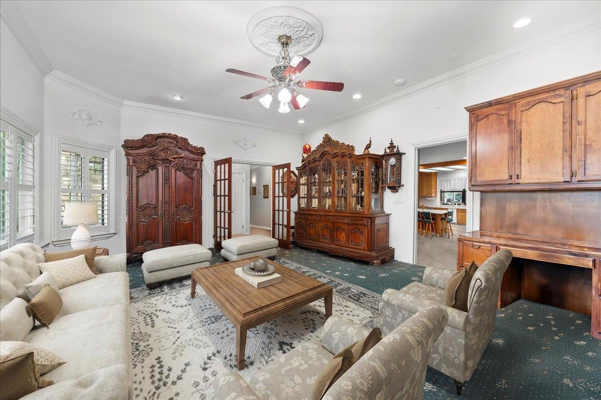 4616 Freelove Road Oakdale, CA 95361 - Photo 12 of 86 a living room with furniture and wooden floor