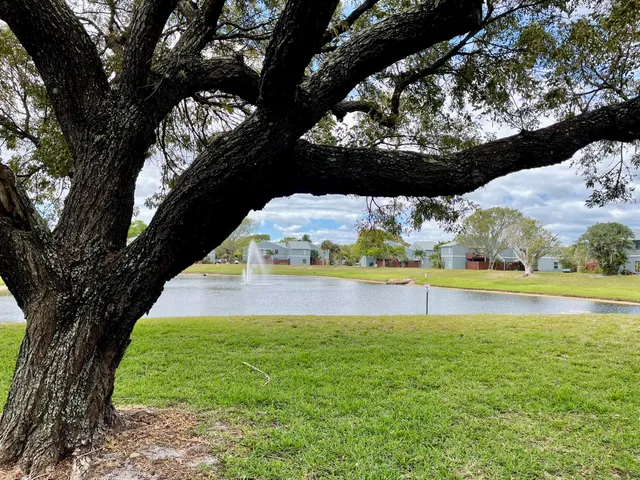 a view of an outdoor space and a lake view
