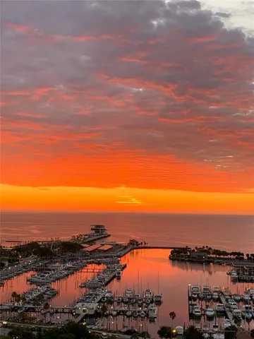 a view of city and ocean