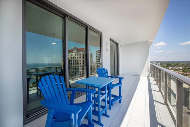 a view of path along with building