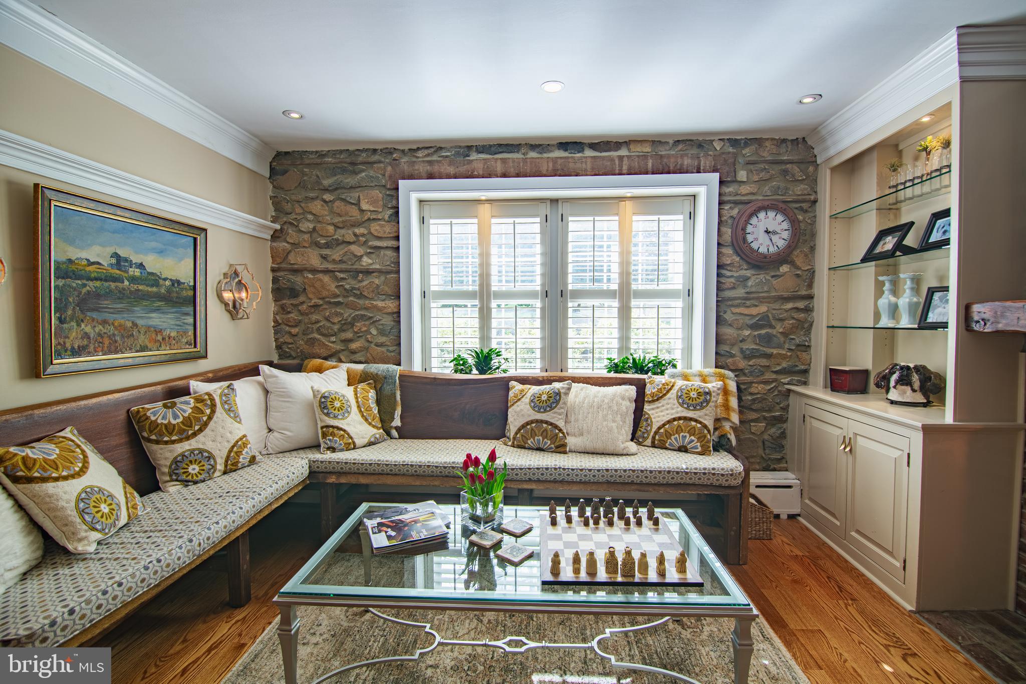 613 South Valley Forge Road Wayne, PA 19087 - Photo 8 of 43 a living room with furniture and a large window