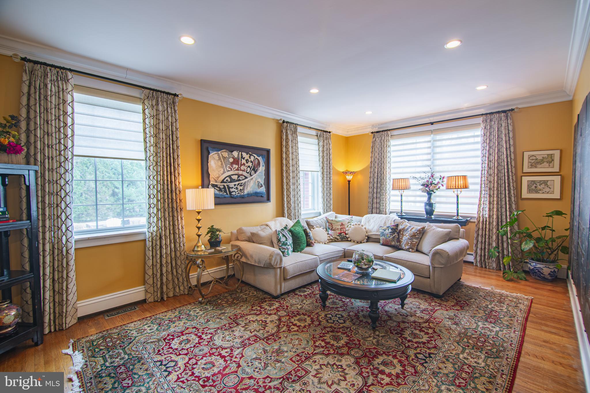 613 South Valley Forge Road Wayne, PA 19087 - Photo 10 of 43 a living room with furniture and a large window