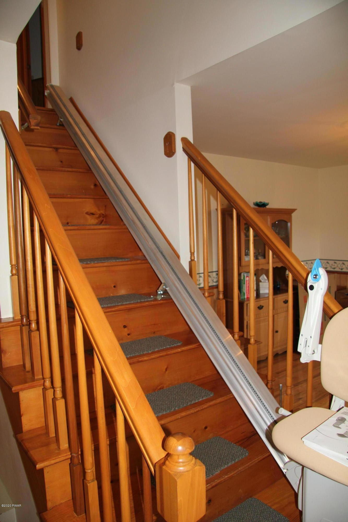 316 Valley Ridge Road Honesdale, PA 18431 - Photo 15 of 45 STAIRCASE TO SECOND FLOOR