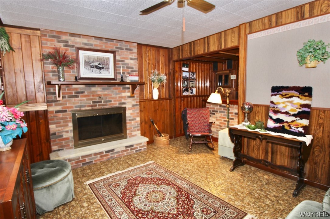 7980 Old Jennings Road Eden, NY 14057 - Photo 21 of 31 Family room/Bar/Fireplace