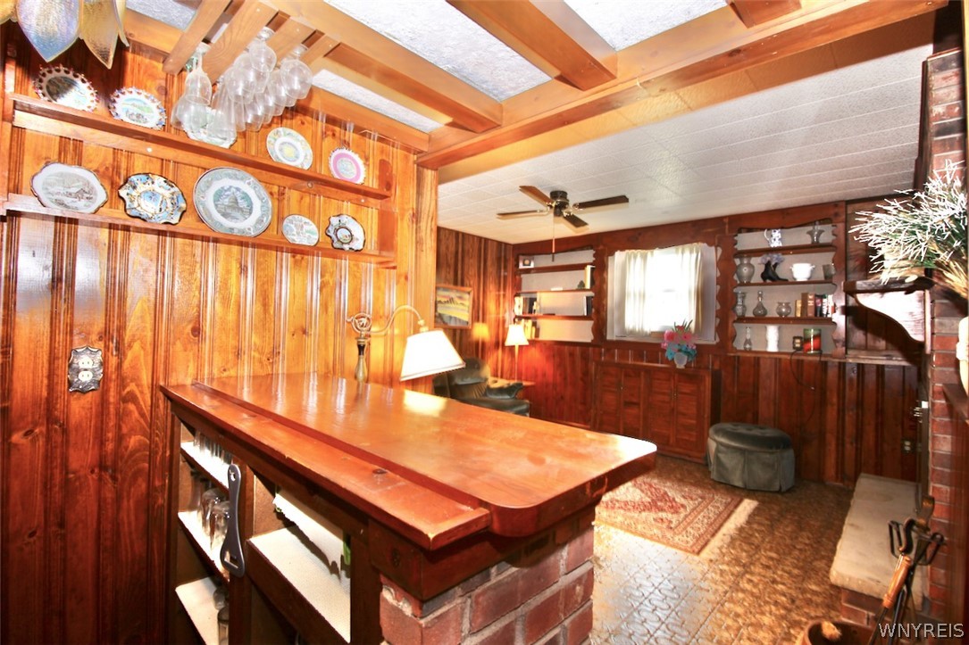 7980 Old Jennings Road Eden, NY 14057 - Photo 25 of 31 Family room/Bar/Fireplace