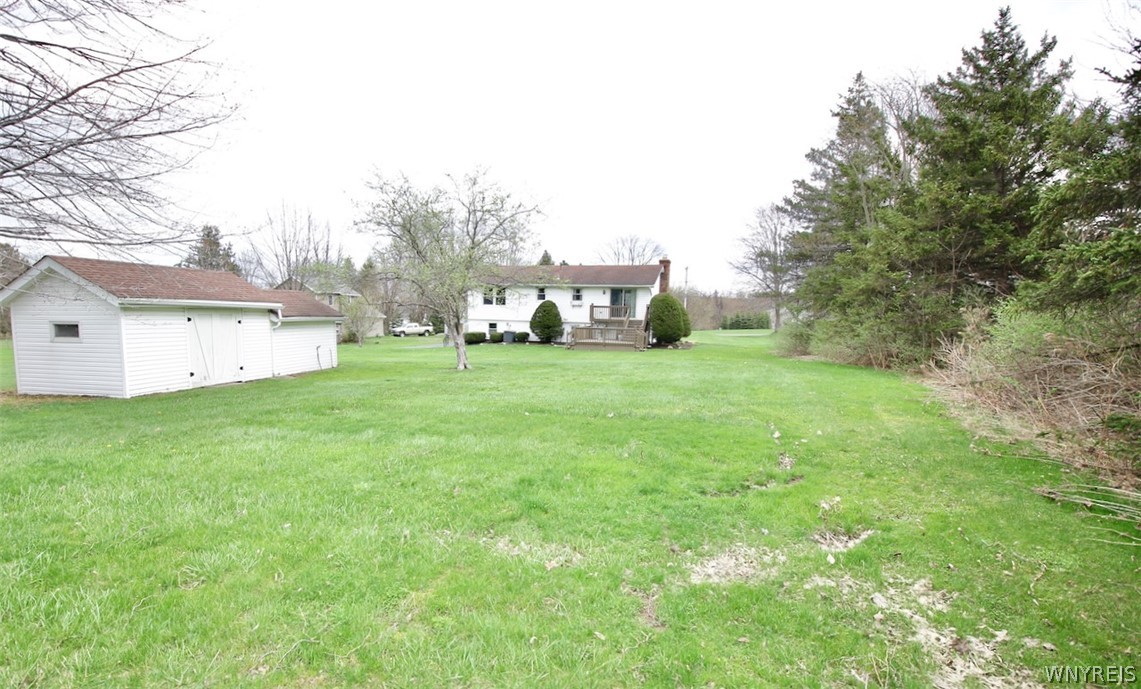 7980 Old Jennings Road Eden, NY 14057 - Photo 30 of 31 Backyard with shed