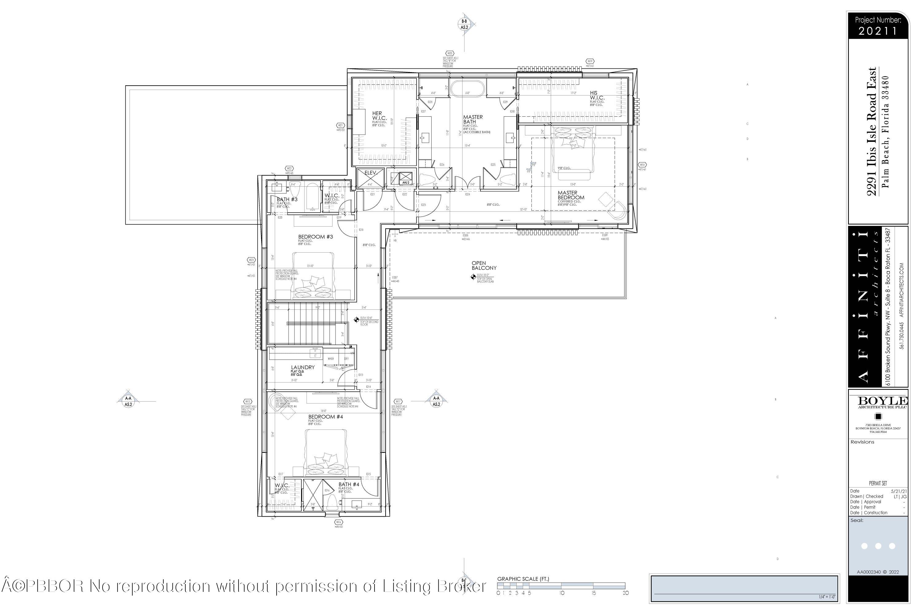 2291 Ibis Isle Road East Palm Beach, FL 33480 - Photo 32 of 32 Architectural plans 2