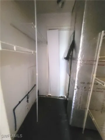 a view of walk in closet