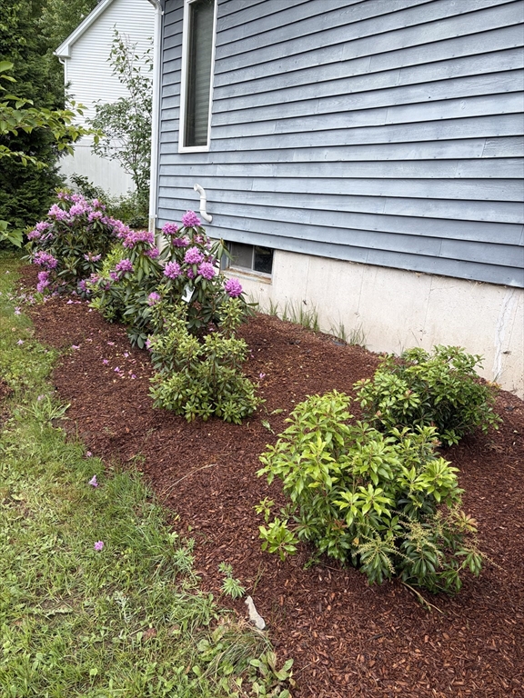 16 Clark Street Belchertown, MA 01007 - Photo 5 of 23 a view of a backyard with a house