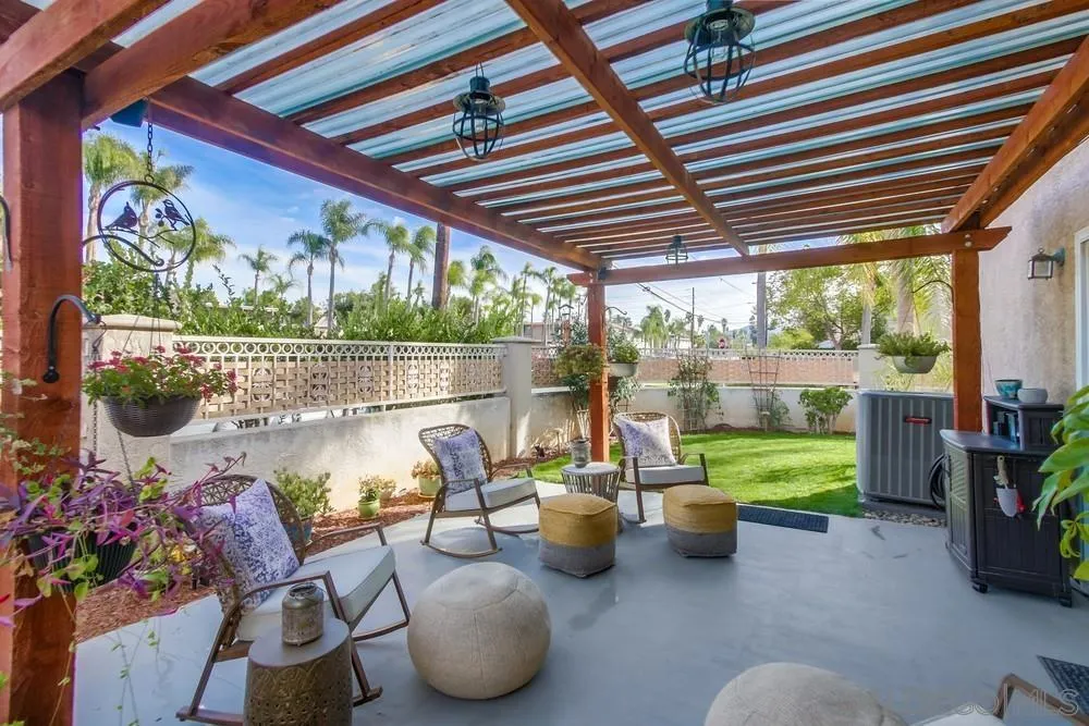 898 Friendly Circle El Cajon, CA 92021 - Photo 31 of 38 a outdoor living space with furniture and garden view