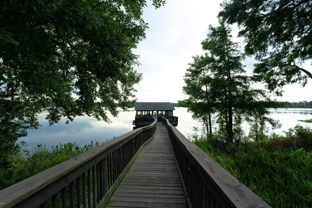 a view of balcony and yard