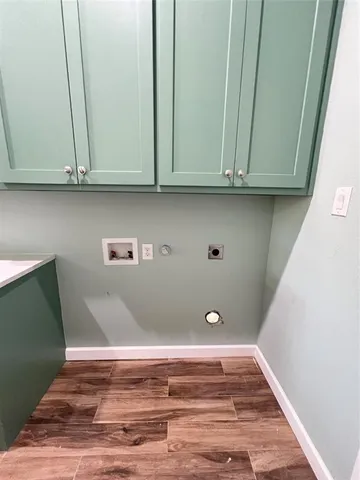 a view of room with washer and dryer