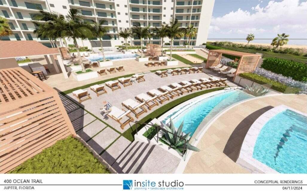 400 Ocean Trail Way, Unit 607 Jupiter, FL 33477 - Photo 36 of 37 FUTURE POOL AREA