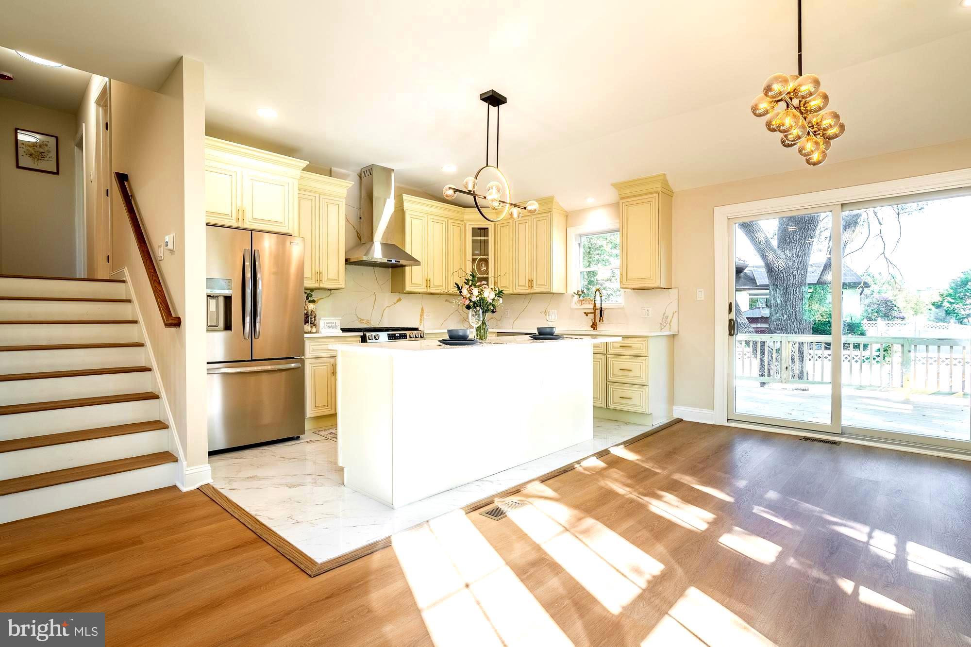 407 Bruce Terrace Cherry Hill, NJ 08034 - Photo 6 of 50 a view of kitchen with furniture and large window