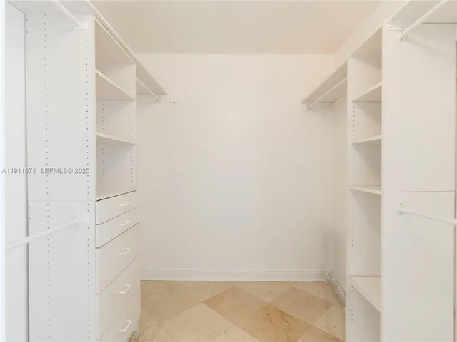 a view of walk in closet