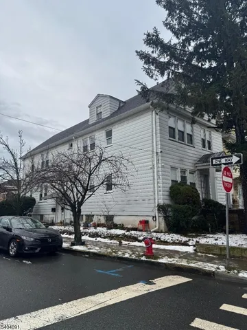 a car parked on the side of a street