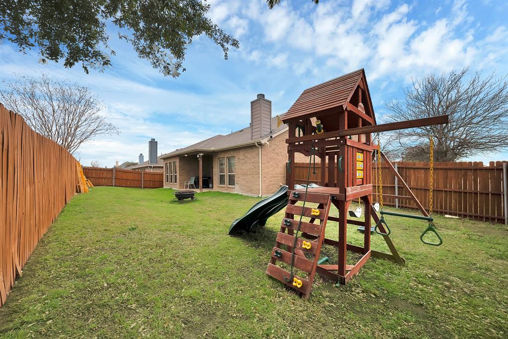 3822 Spring Run Lane Melissa, TX 75454 - Photo 39 of 39 a view of a house with backyard and a tree