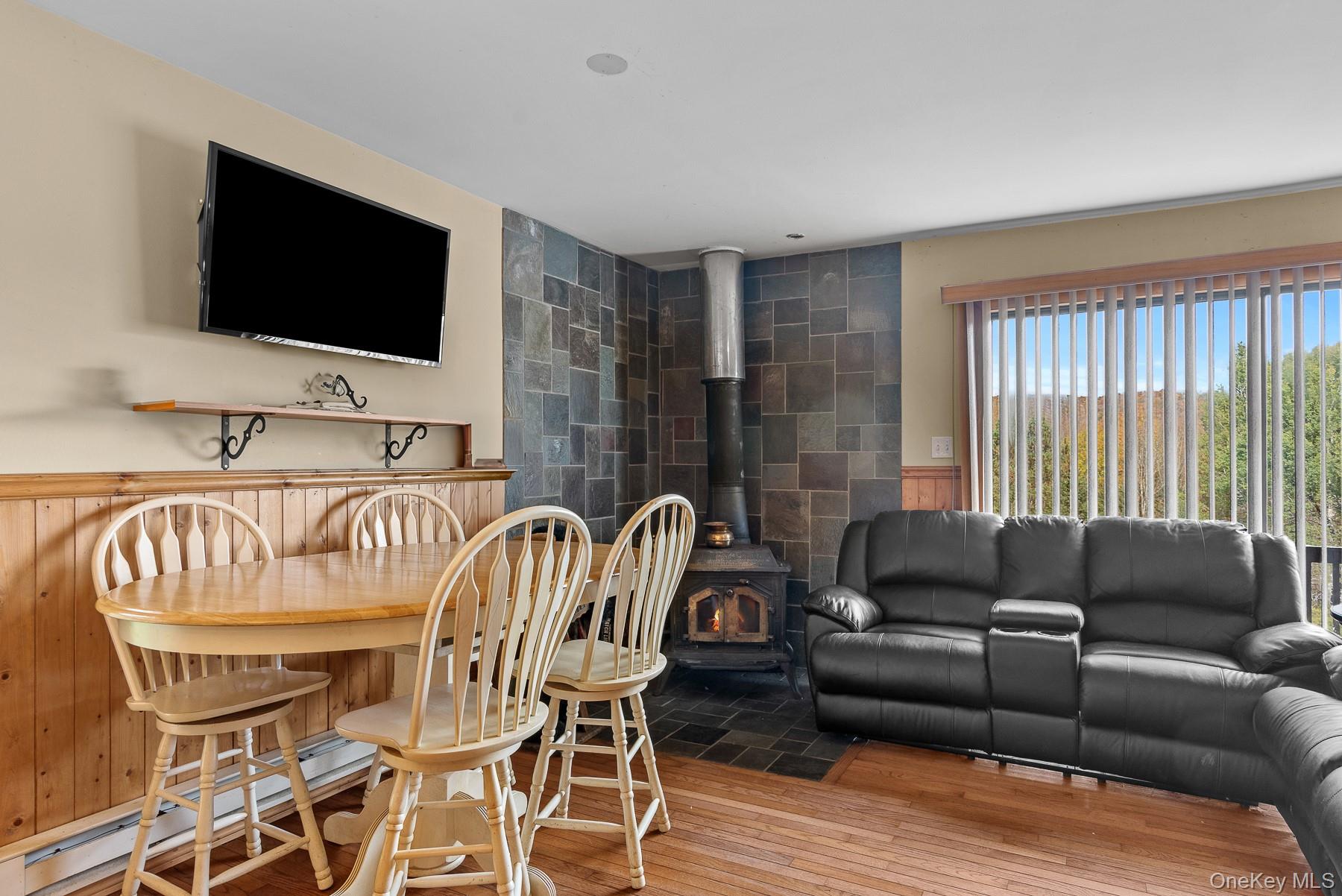 515 Magic Mountain Road Bloomville, NY 13739 - Photo 12 of 18 a living room with furniture and a flat screen tv