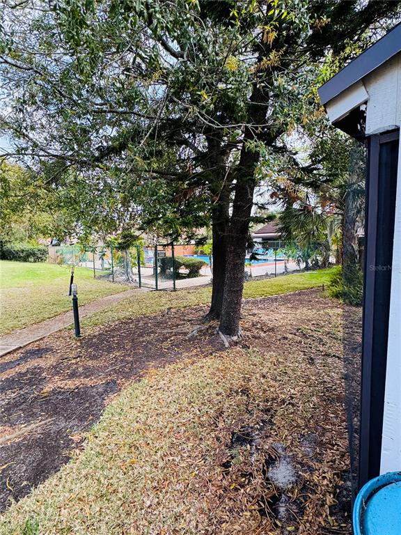4100 Player Circle, Unit 101 Orlando, FL 32808 - Photo 32 of 34 a view of a yard with a tree
