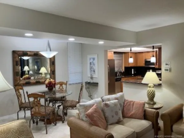 a kitchen with a stove and a microwave