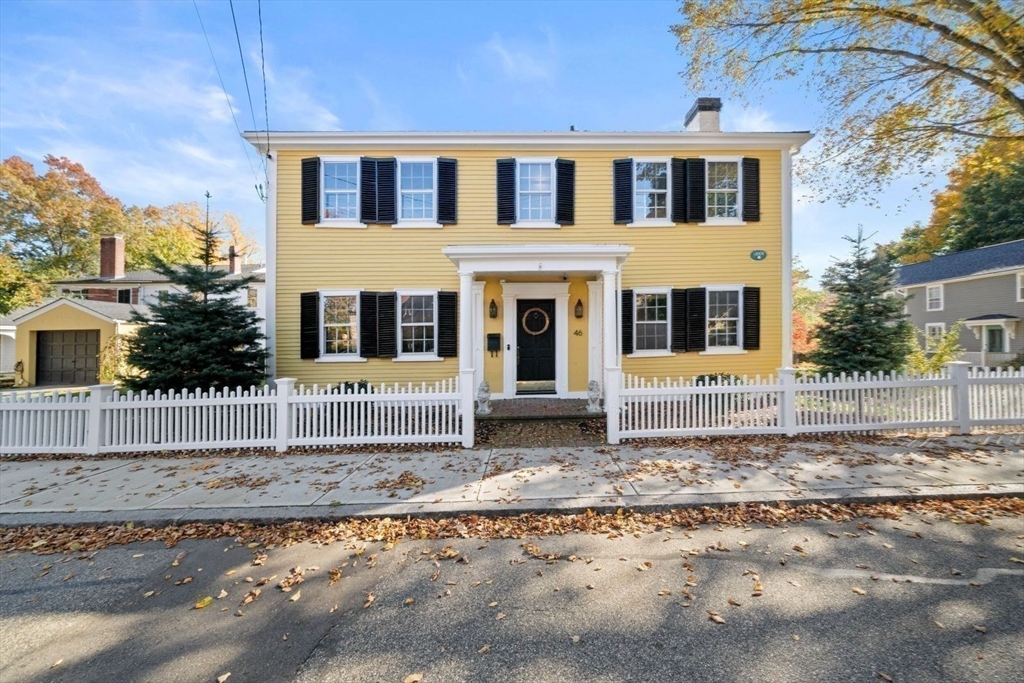 46 Church Street Dedham, MA 02026 - Photo 38 of 42 a front view of a house