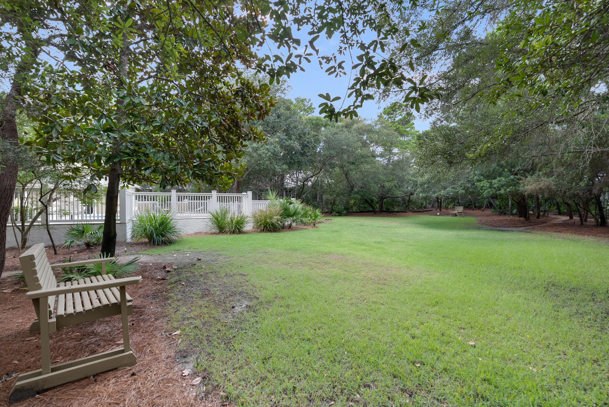180 Wilderness Way Santa Rosa Beach, FL 32459 - Photo 66 of 69 a view of a backyard with a garden and trees