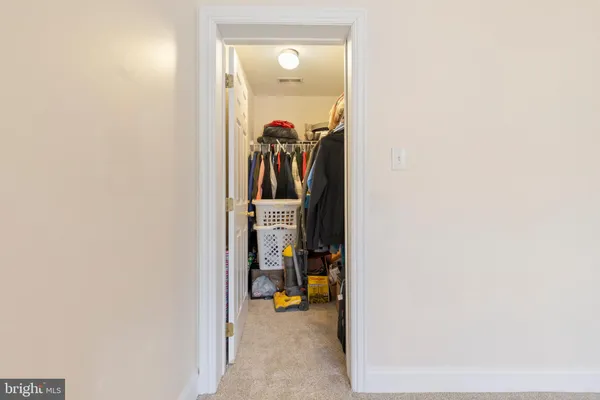 a view of a room with closet