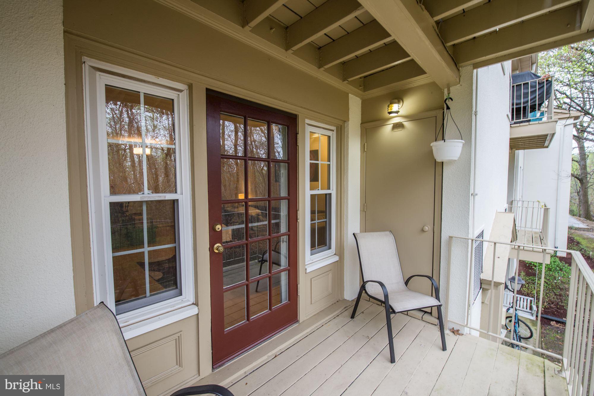 5901 Kingsford Road, Unit 438 Springfield, VA 22152 - Photo 23 of 29 Raised Balcony with Storage Room
