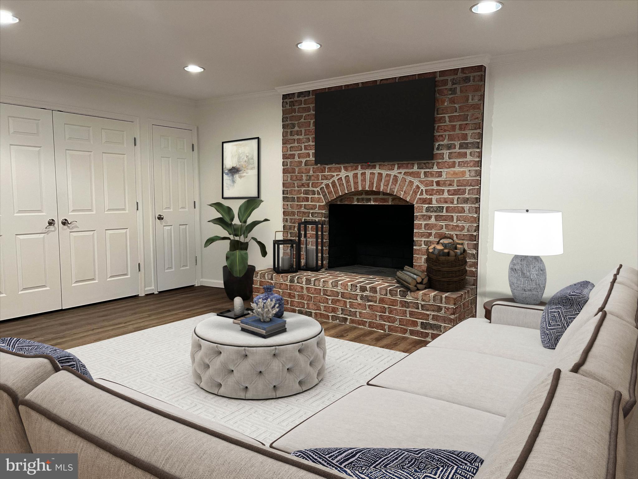 5008 Baltan Road Bethesda, MD 20816 - Photo 59 of 76 Lower-lvl Rec Room- virtually staged