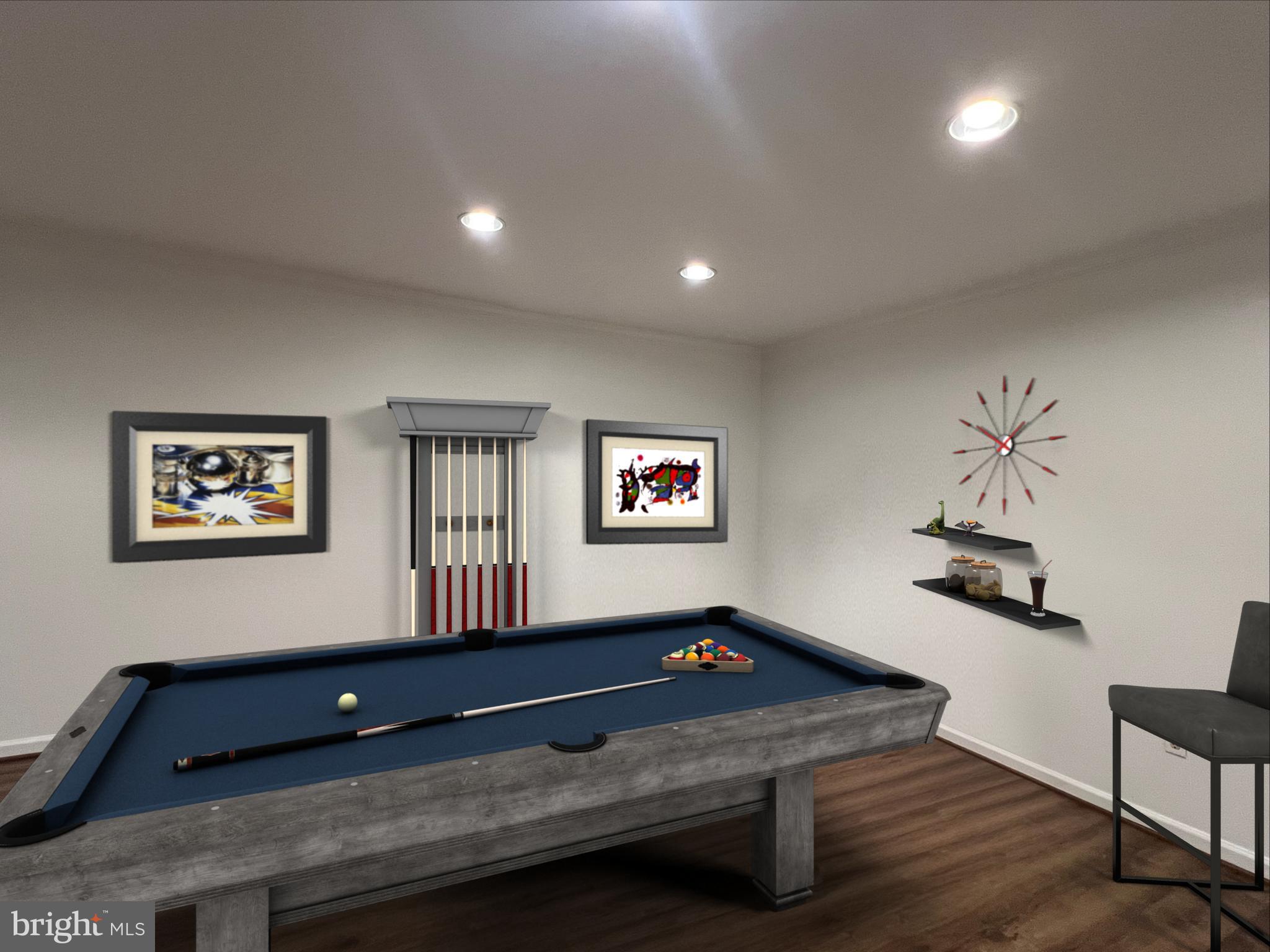 5008 Baltan Road Bethesda, MD 20816 - Photo 60 of 76 a room with pool table and a window