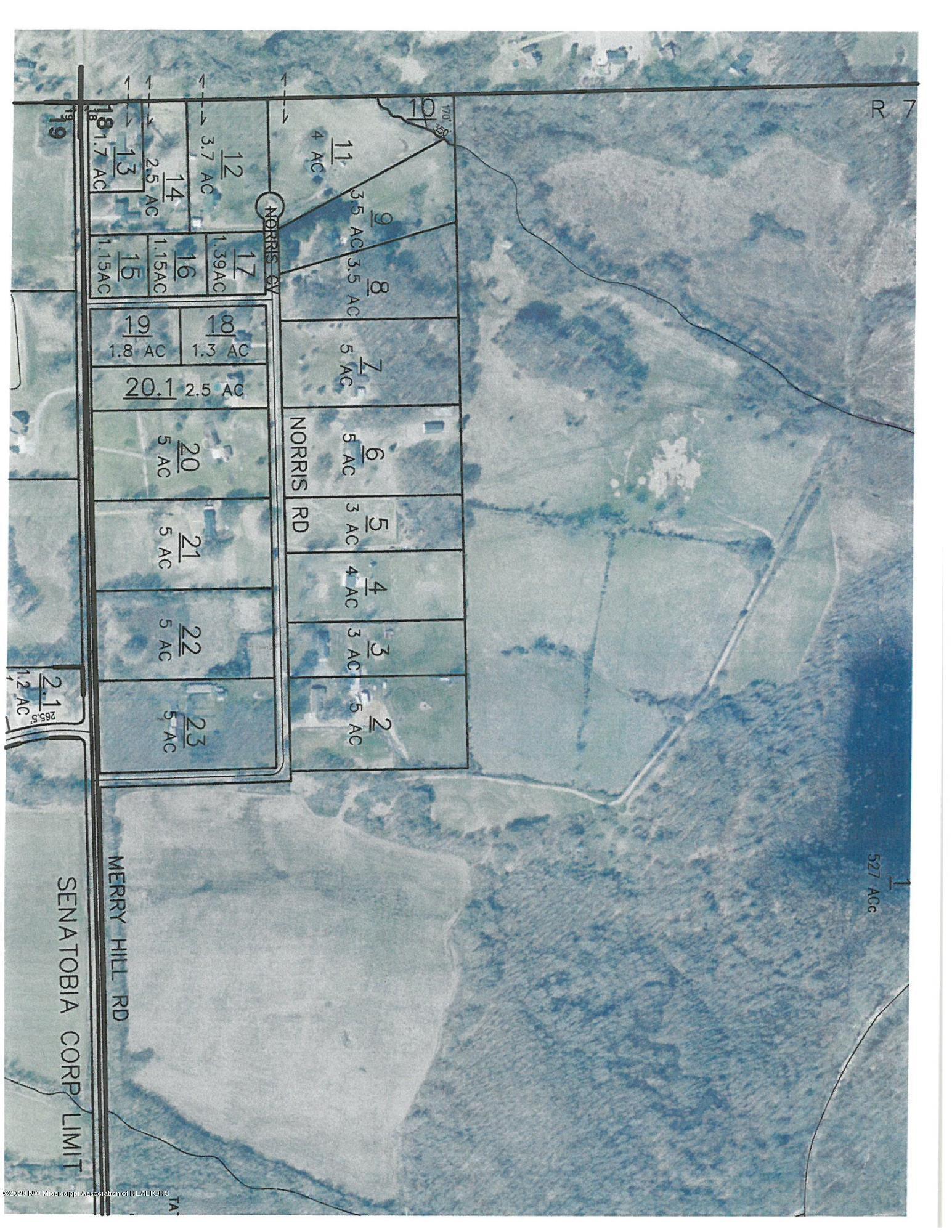 0 Merry Hill Ranch Road Senatobia, MS 38668 - Photo 2 of 2 merryhill plat