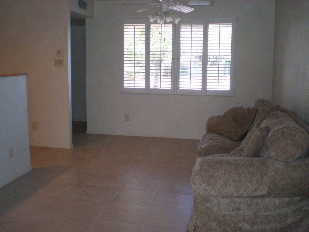 family room - dining area
