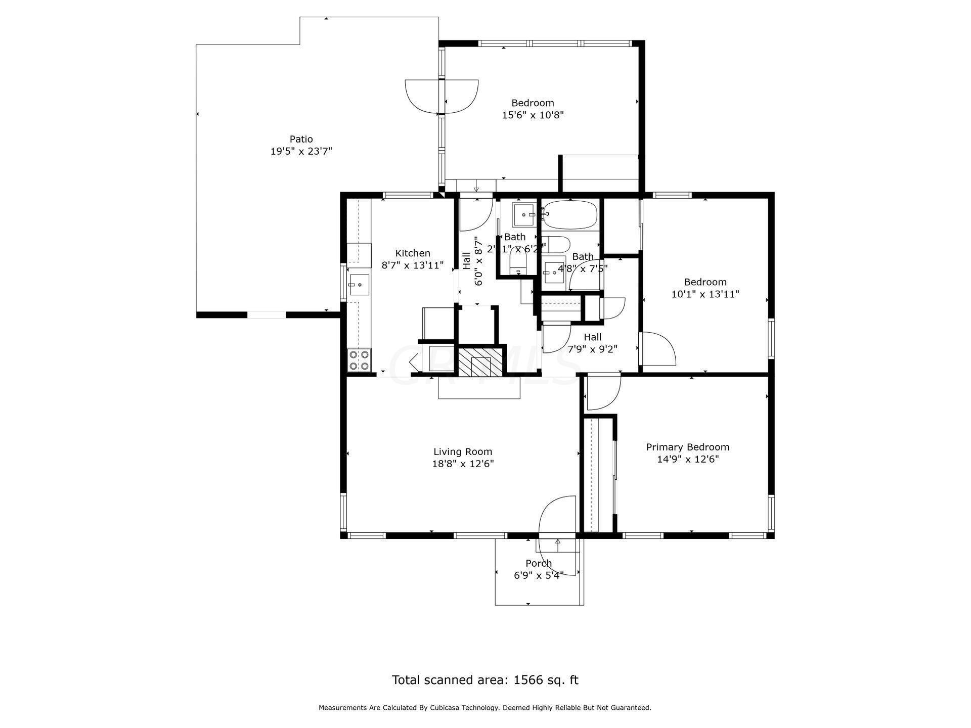59 North Ashburton Road Columbus, OH 43213 - Photo 36 of 36 Floorplan w/ dimensions