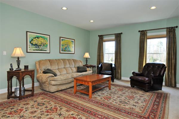 18 Wilkes Road Rowley, MA 01969 - Photo 7 of 29 a living room with furniture and a rug