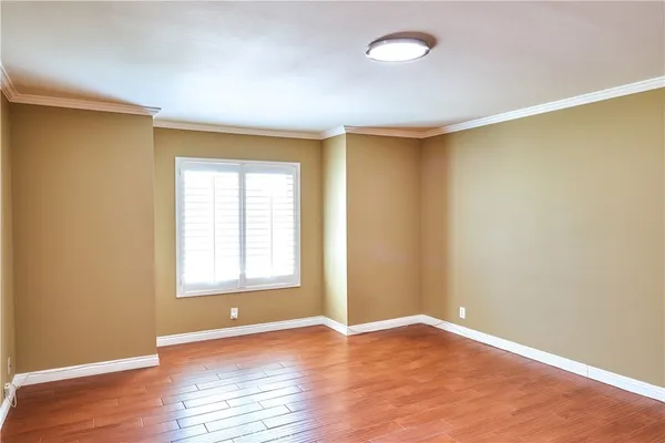 wooden floor and windows in a room