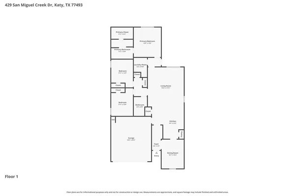 $2,135 | 429 San Miguel Creek Drive, Katy, TX 77493