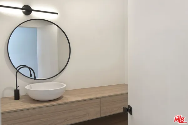 a view of a lake with a city