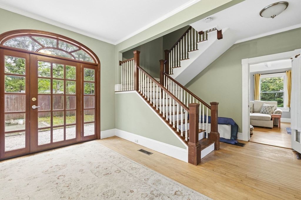 17 Wellesley Street Weston, MA 02493 - Photo 2 of 30 a view of an entryway front with livingroom